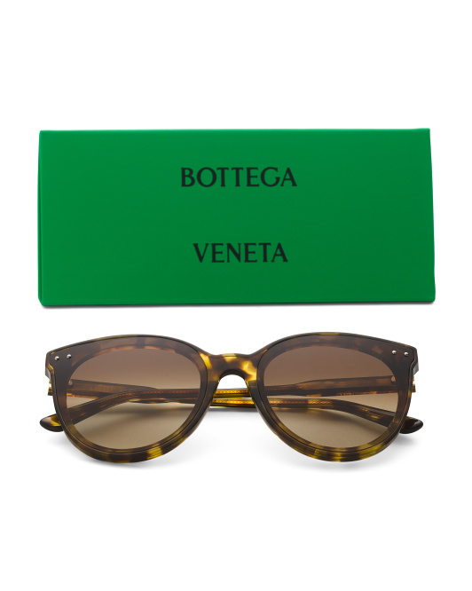 BOTTEGA VENETA 61mm Round Sunglasses