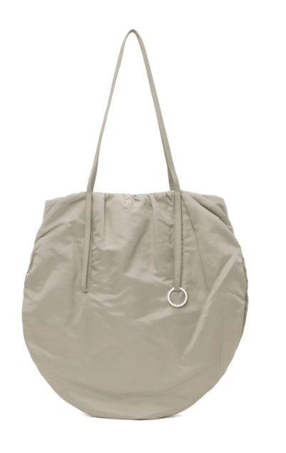 LOW CLASSIC-Gray Shirring String Bag