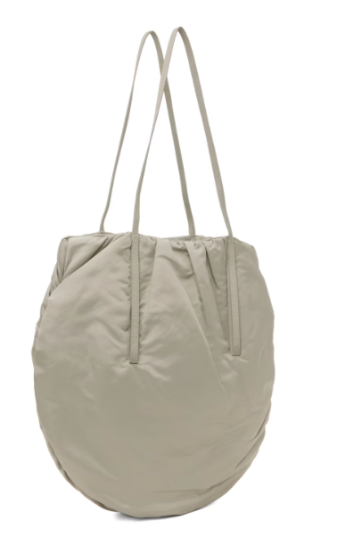 LOW CLASSIC-Gray Shirring String Bag