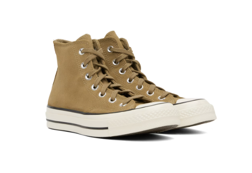 Converse-Brown Chuck 70 Suede Sneakers