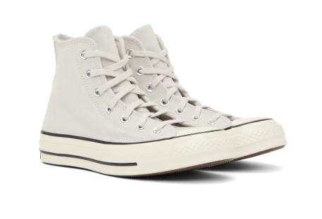 Converse-Gray Chuck 70 Suede Sneakers