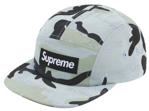 Supreme Reflective Jacquard Camp Cap