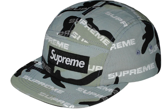 Supreme Reflective Jacquard Camp Cap