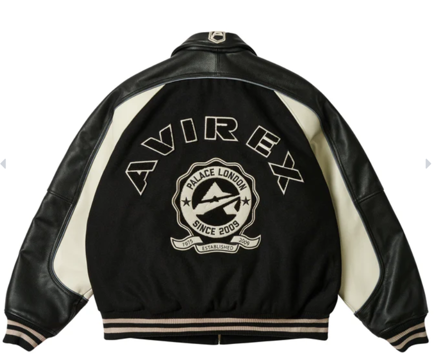 PALACE- AVIREX JACKET BLACK